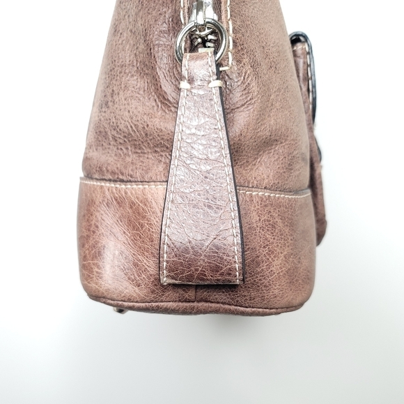 CHLOE Brown Leather Edith Bowler Satchel Bag - Picture 13 of 14